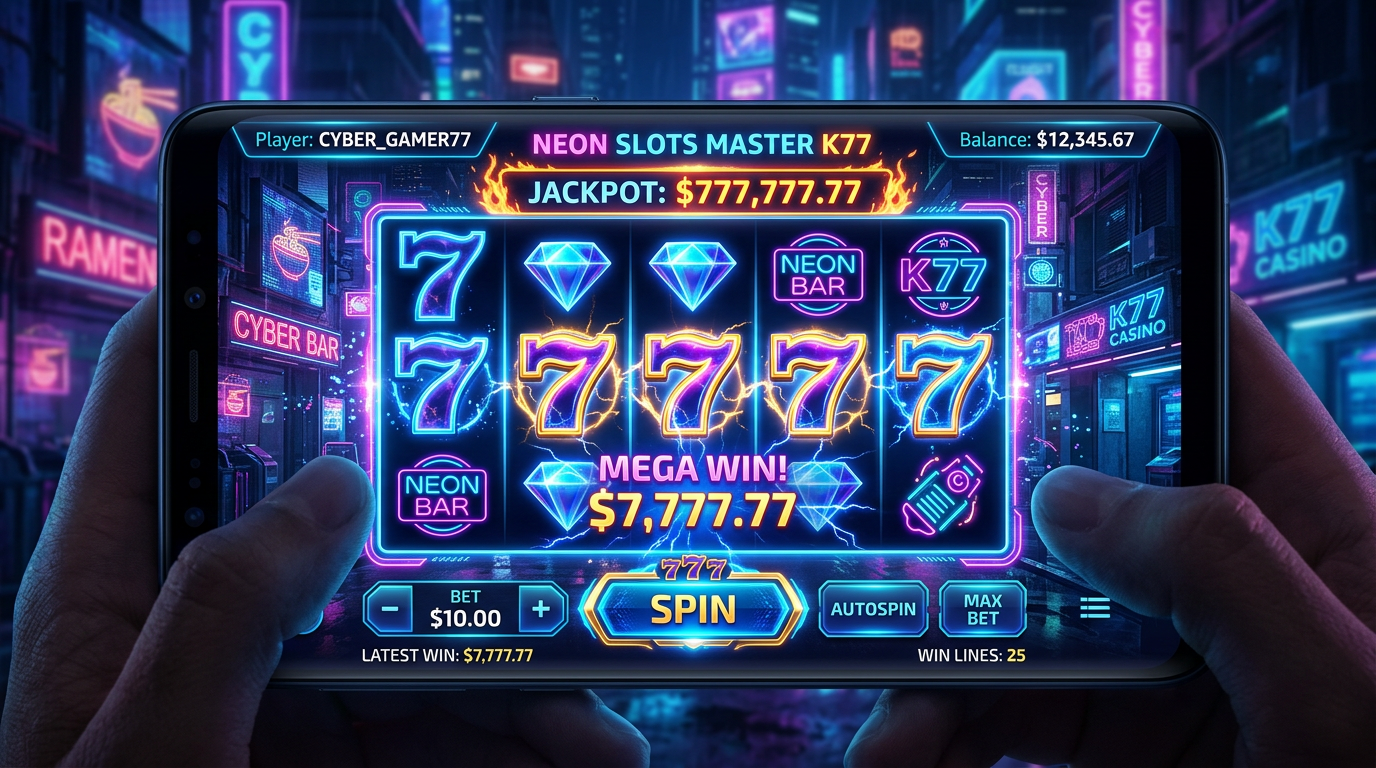 SLOTS MASTER K77 截图示意(案例为脱敏示意)