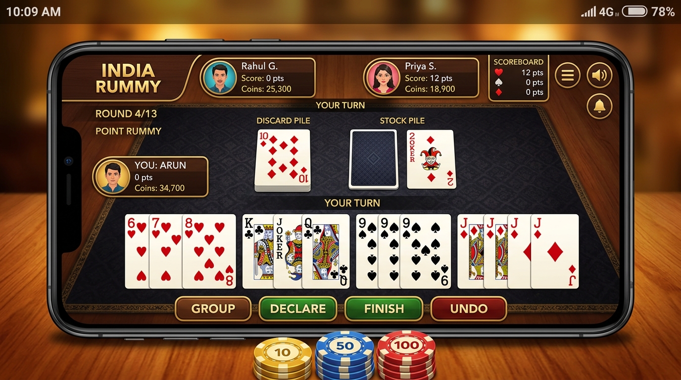 Yono Rummy 截图示意(案例为脱敏示意)